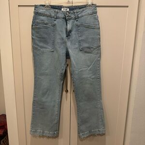 Kensie Light Blue Ankle Jeans High Rise